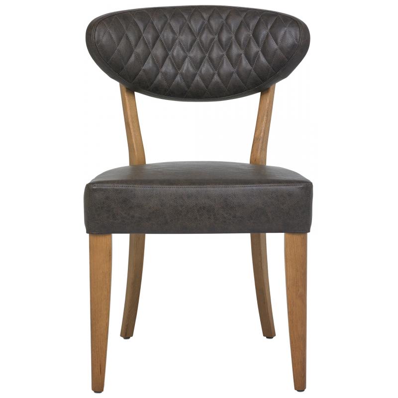 Bohemia Rustic Oak Old West Vintage Dining Chair